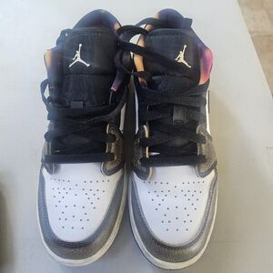 Kids' Black and White Sneakers